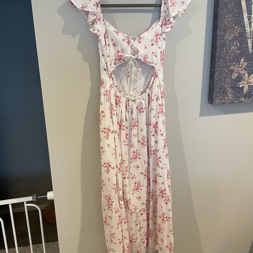 Hollister Pink Floral Dress